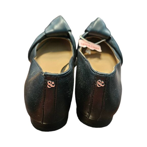 SAM & LIBBY Black Flats Size 8 Top Knot NEW TAGS - Picture 6 of 9